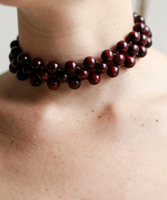 Mori Choker Brown