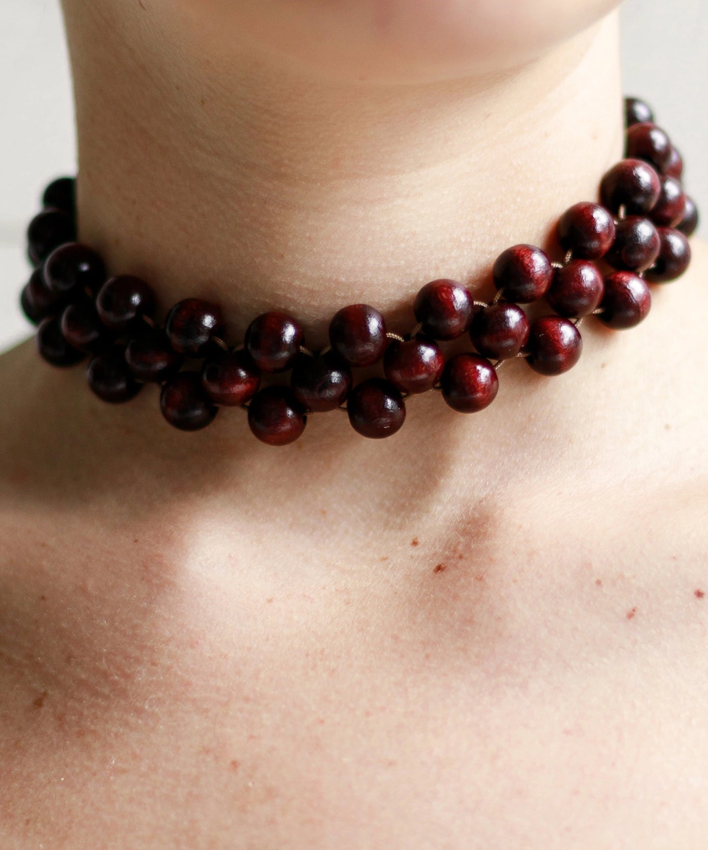 Mori Choker Brown