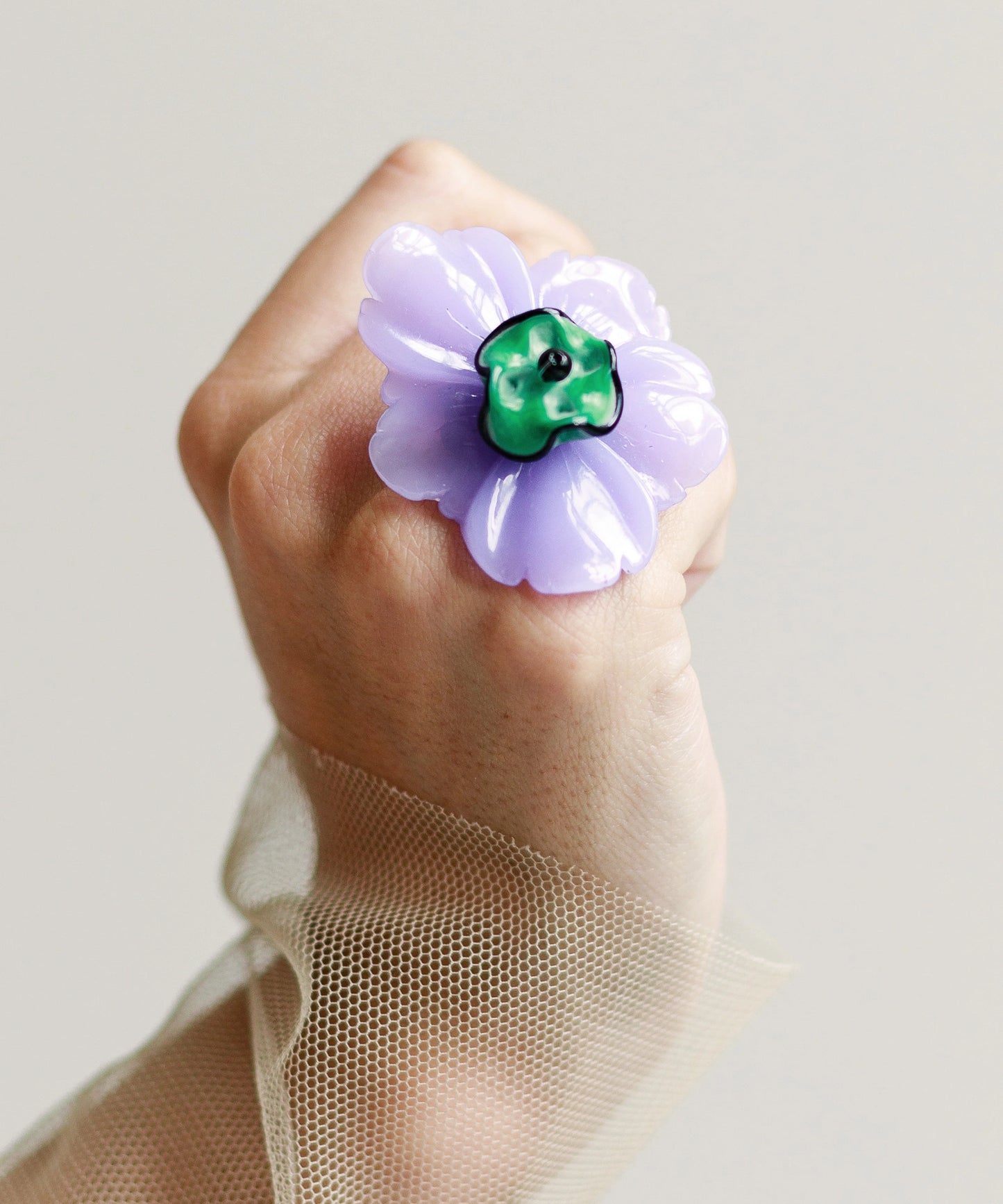 Anillo Sunflower Violeta