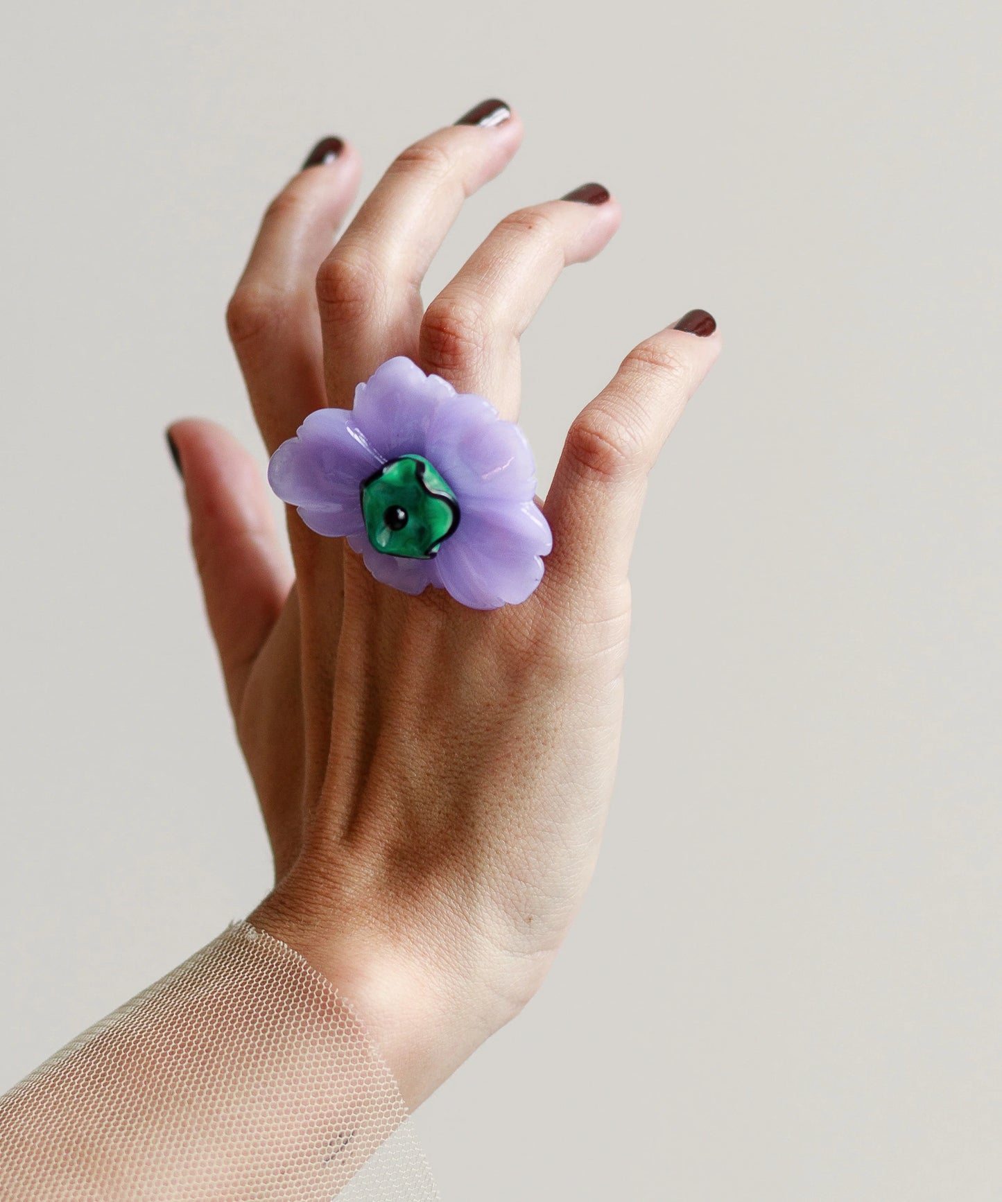 Anillo Sunflower Violeta