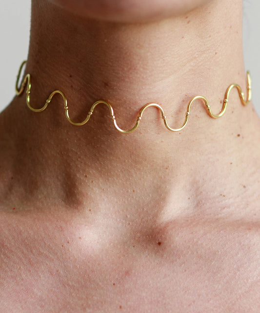 Choker Spires Gold Plated