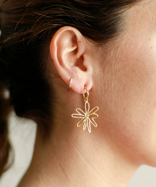 Pendientes Jazmín Oro