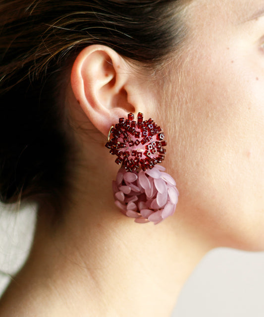 Pendientes Alkekengi Ambar