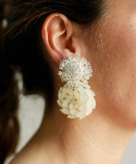 Pendientes Alkekengi Cristal