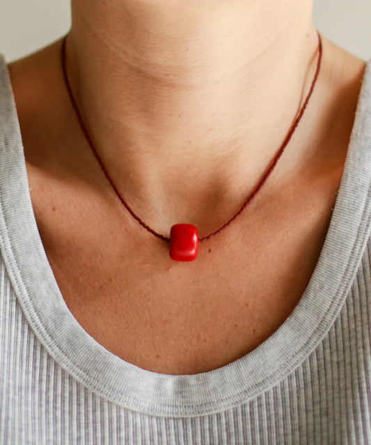 Collar Surigao Coral Brown