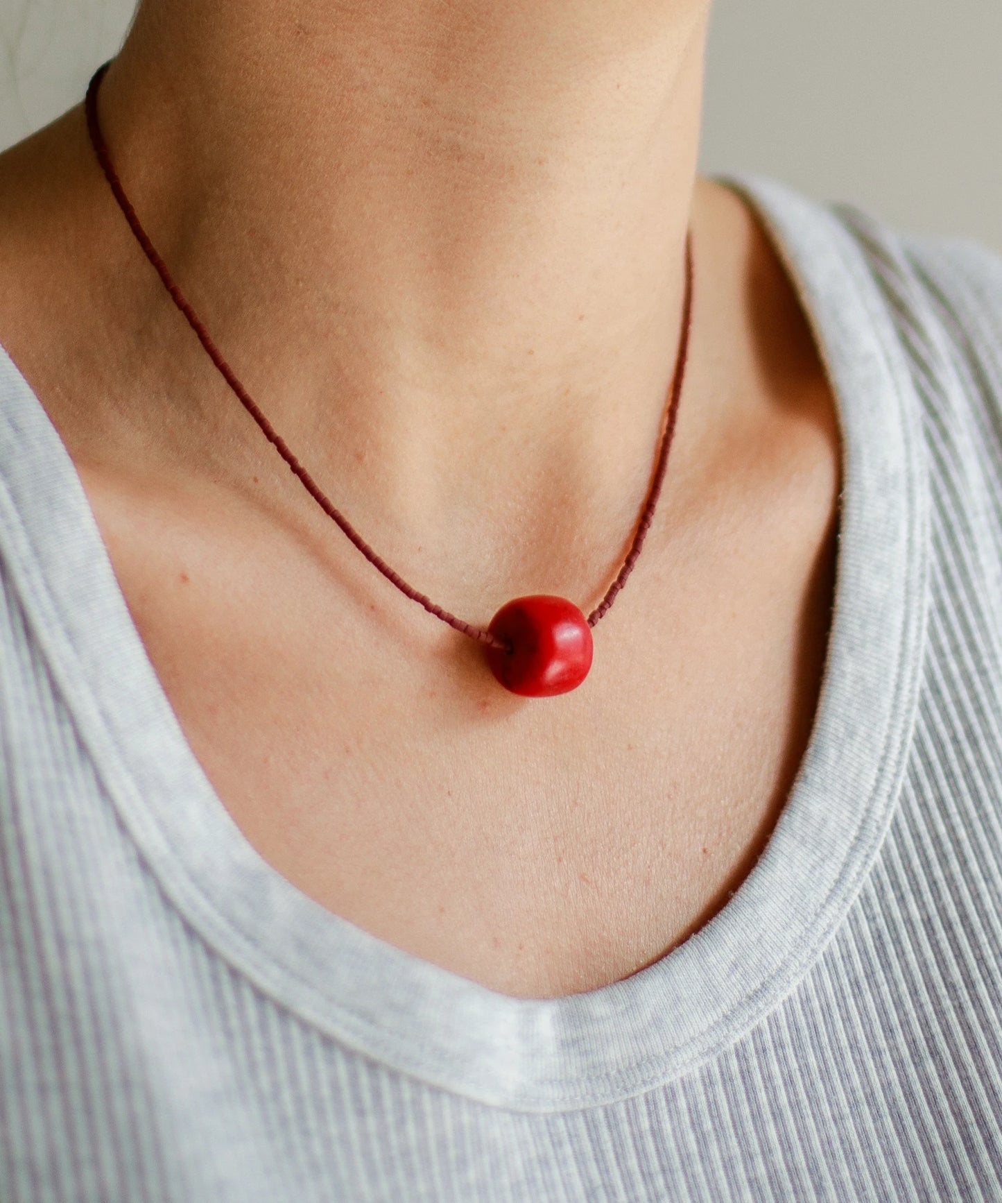 Collar Surigao Coral Brown
