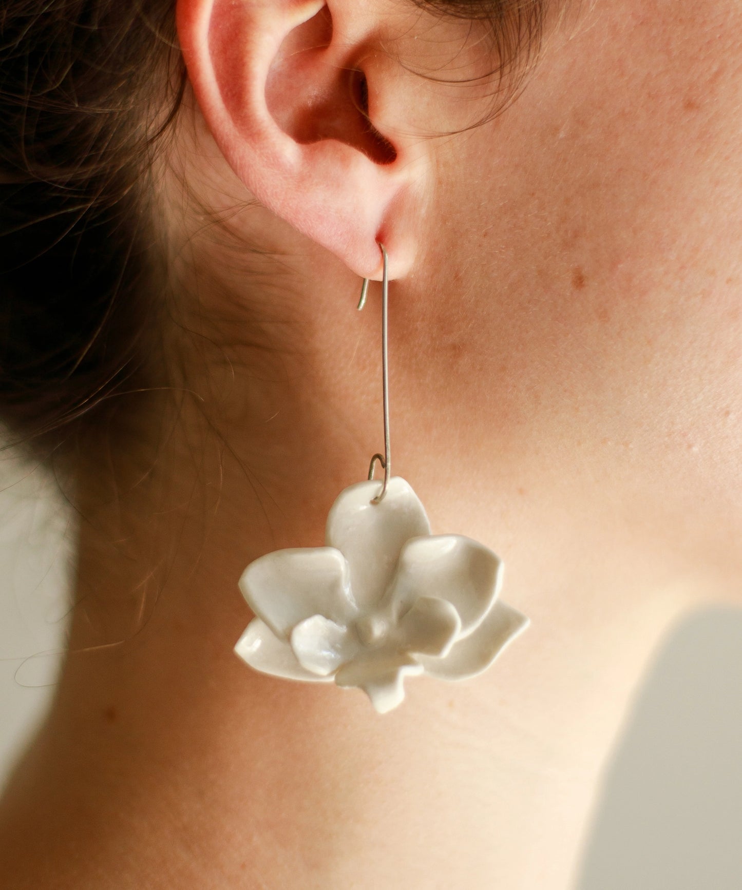 Pendientes Orquidea Colgante