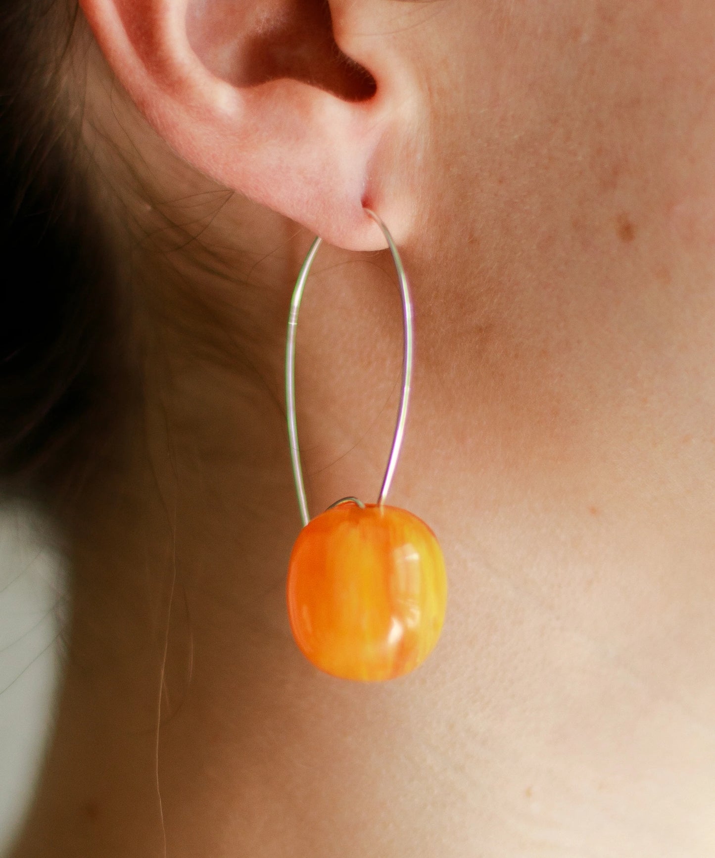 Pendientes Ambelau Silver and Amber