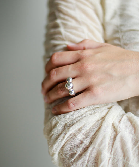 Anillo Bol Nou Plata