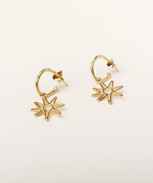 Pendientes Tallo Azu Oro