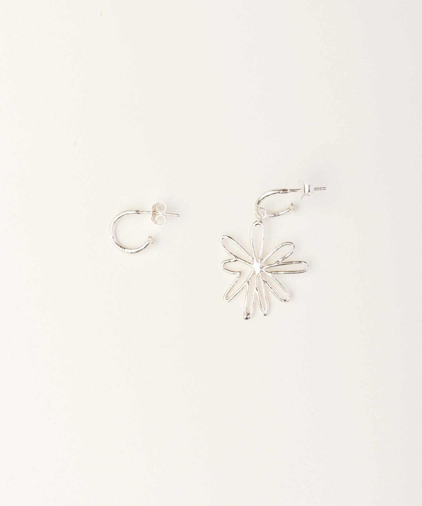 Pendientes Jazmín Plata