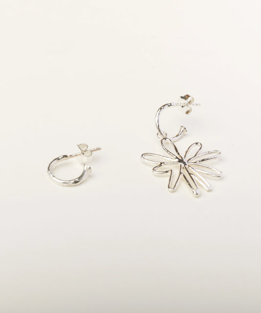 Pendientes Jazmín Plata