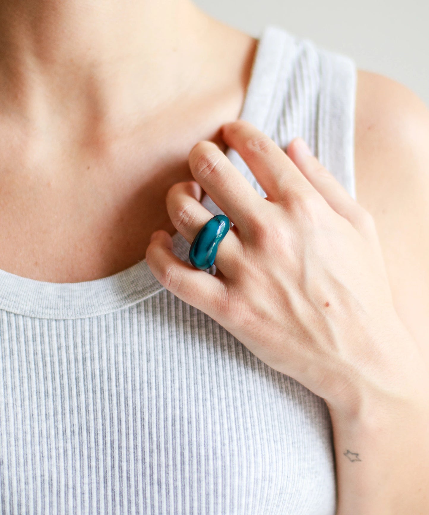 The Drop Petrol Blue Marble | Limited Edition