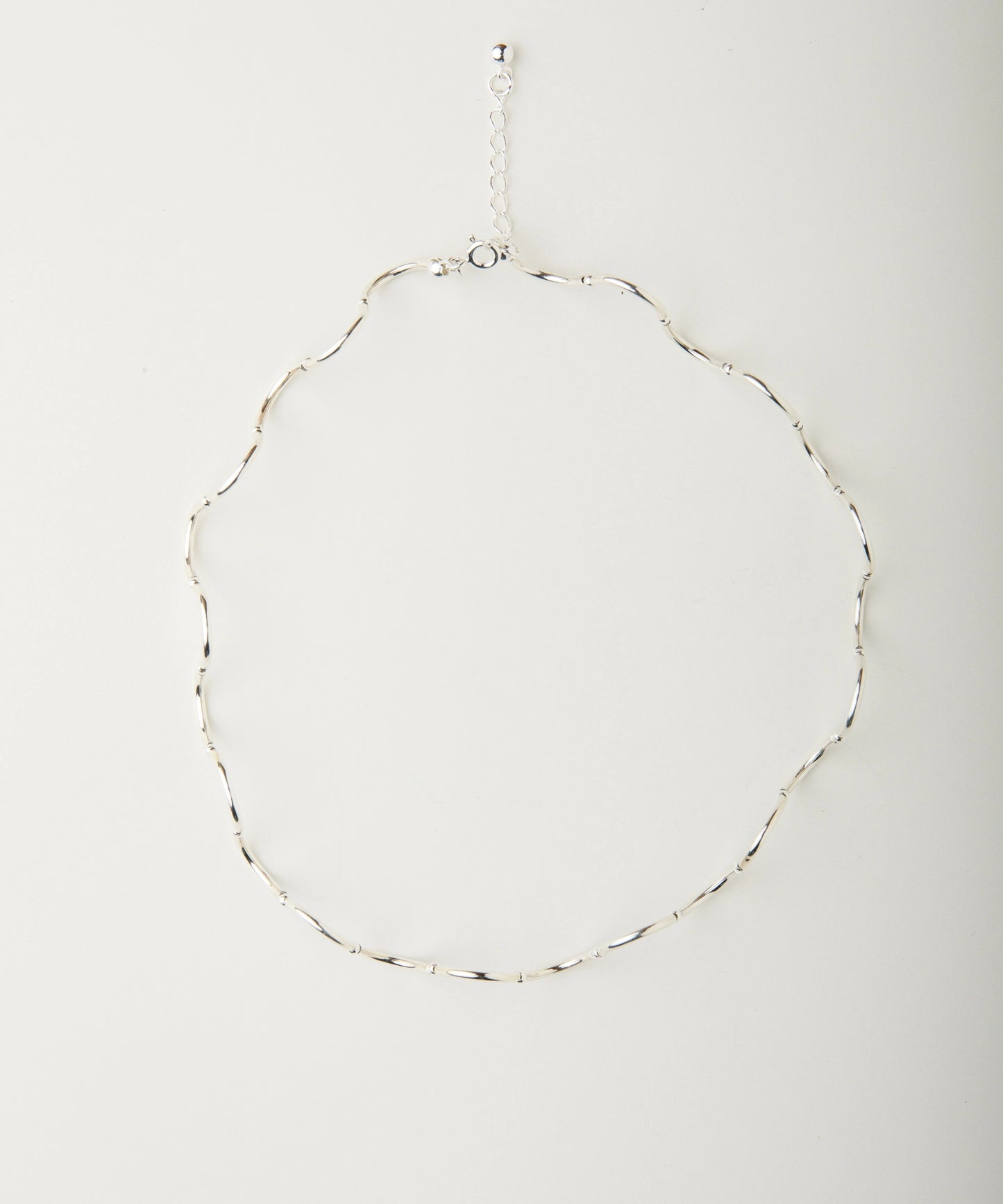 Choker Spires Silver Clear