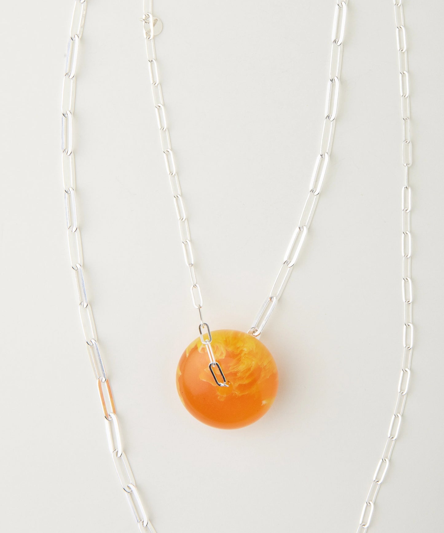 Collar Ambelau Silver Double Chain