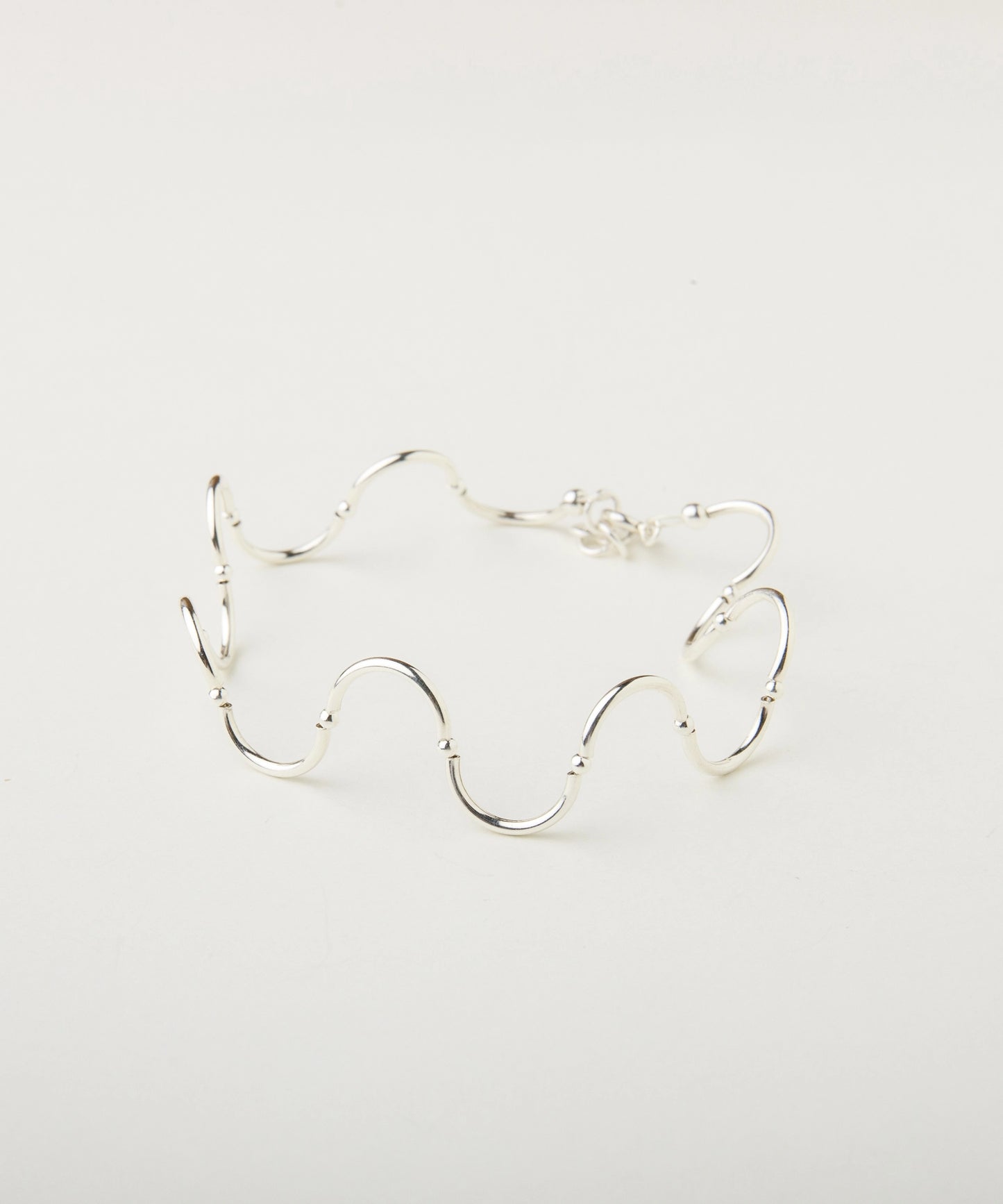 Pulsera Spires Silver Clear