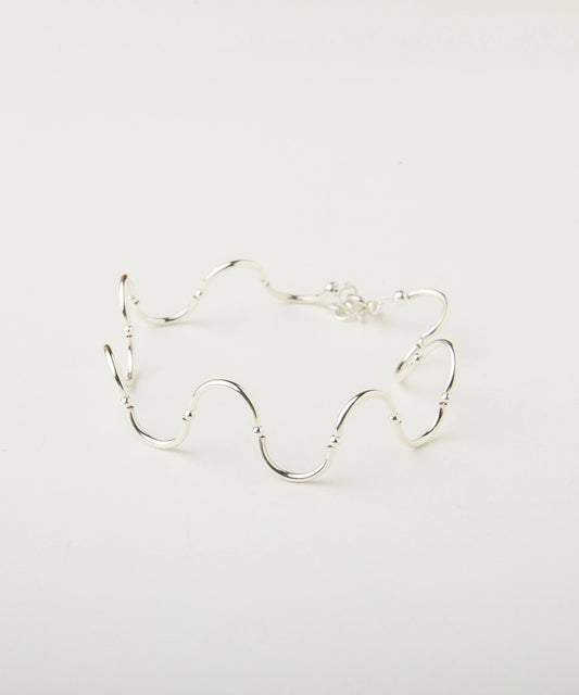 Pulsera Spires Silver Clear