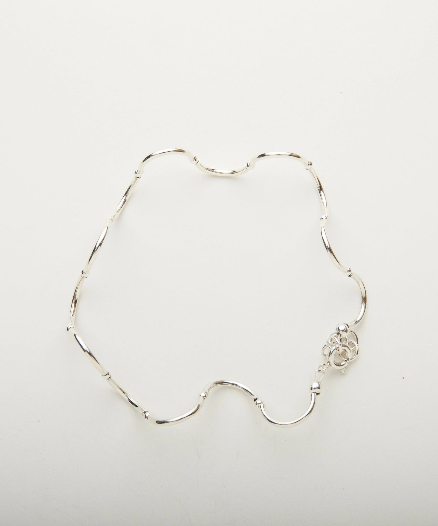 Pulsera Spires Silver Clear