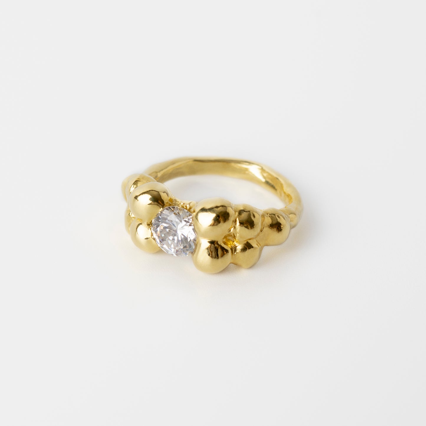 Drops Solitaire Ring