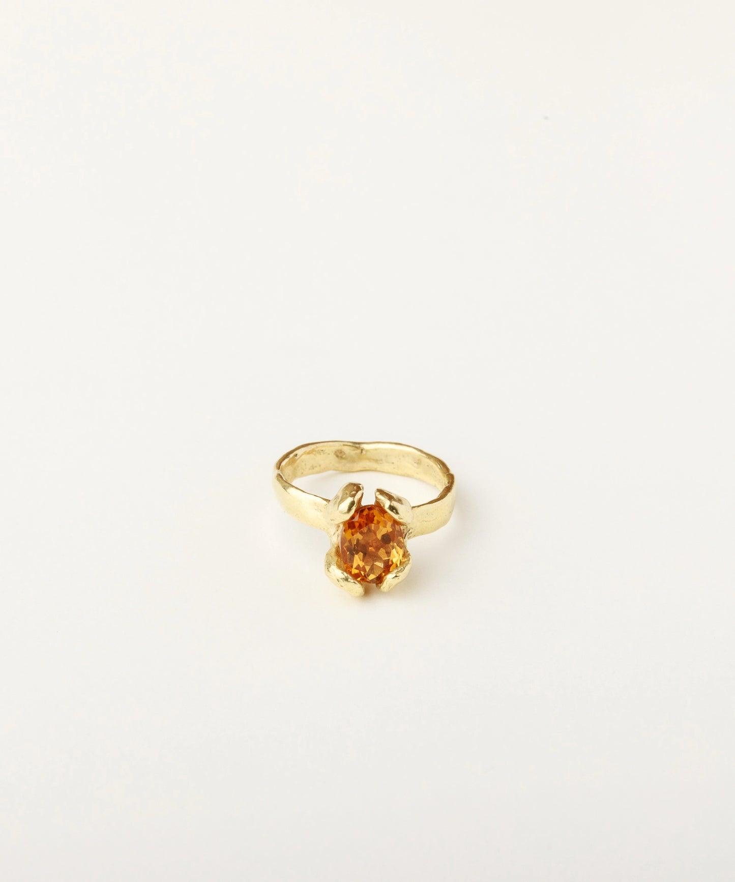 Four Petals Solitaire Ring