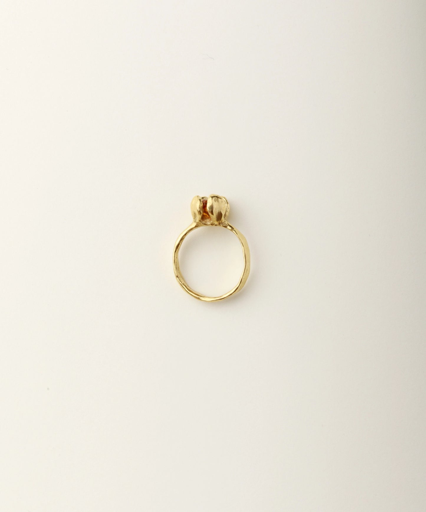 Four Petals Solitaire Ring