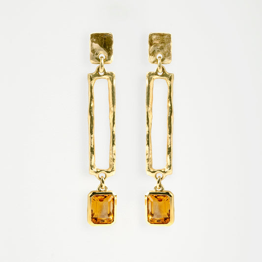 Triple Square Earrings