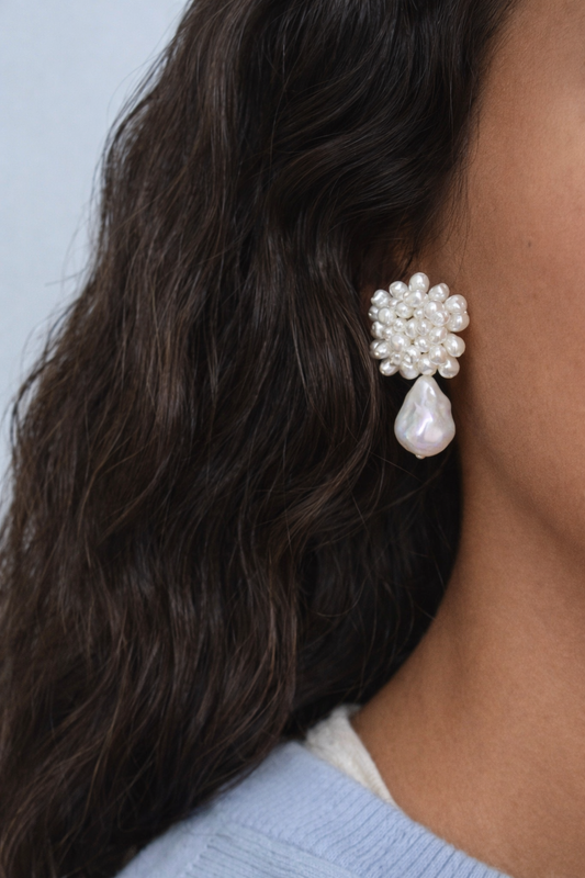 Pendientes Curio White