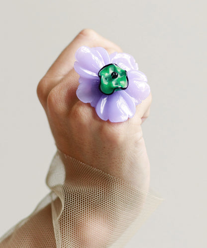 Anillo Sunflower Violeta