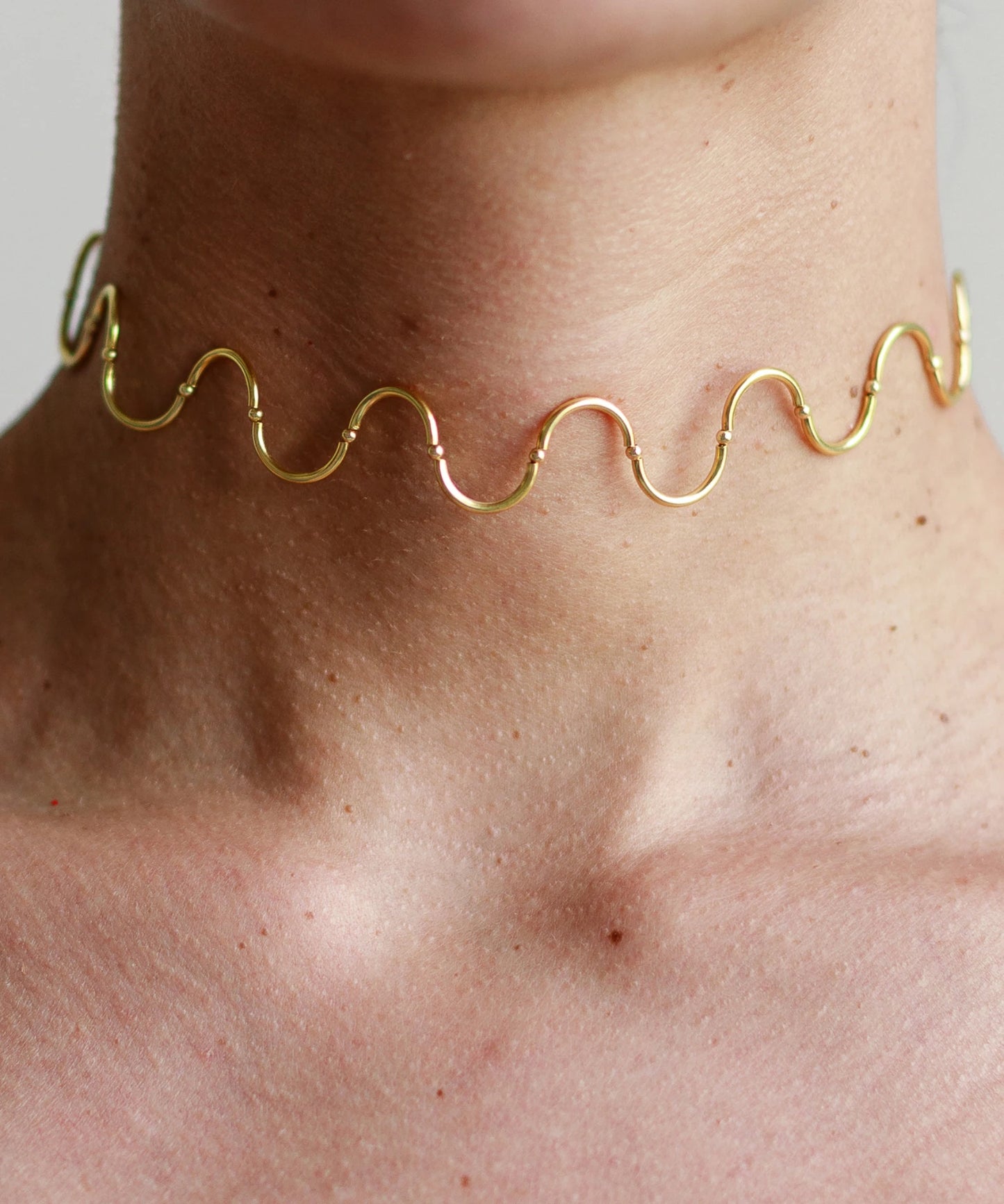 Choker Spires Gold Plated