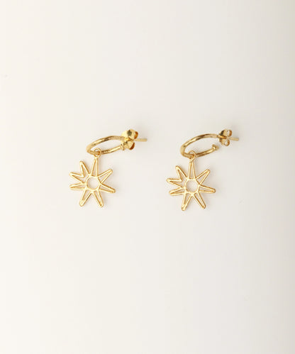 Pendientes Tallo Azu Oro