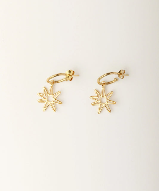 Pendientes Tallo Azu Oro