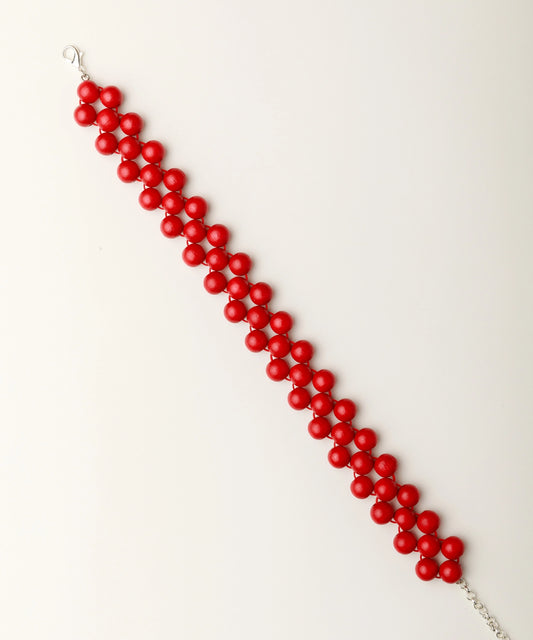 Mori Choker Red