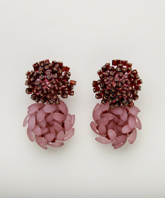 Pendientes Alkekengi Ambar