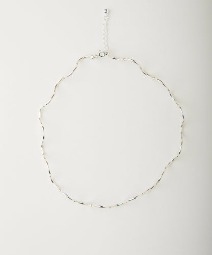 Choker Spires Silver Clear