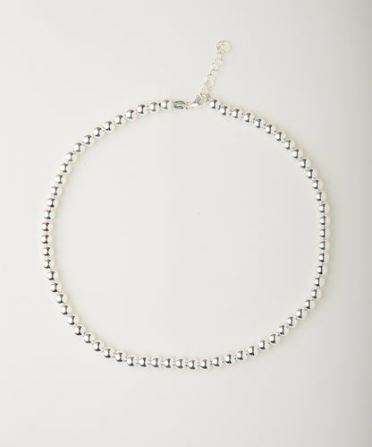Collar Obi Silver Beads