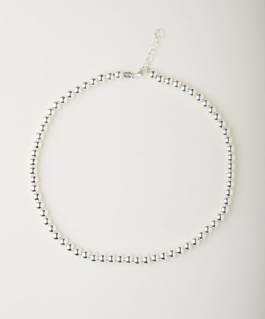 Collar Obi Silver Beads