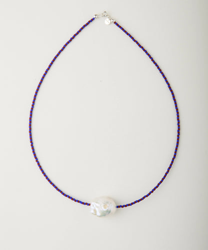 Collar Surigao Pearl and Crystal Beads Klein and Brown