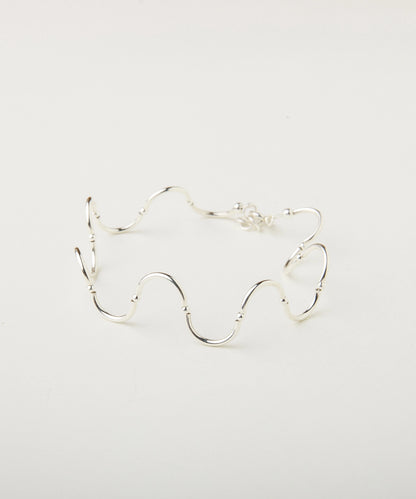 Pulsera Spires Silver Clear