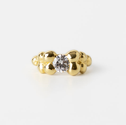 Drops Solitaire Ring
