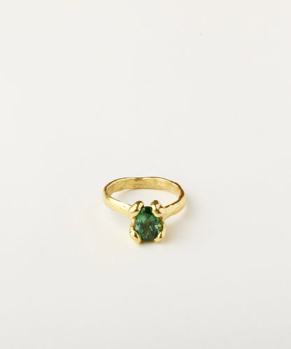 Four Petals Solitaire Ring