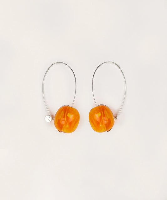 Pendientes Ambelau Silver and Amber