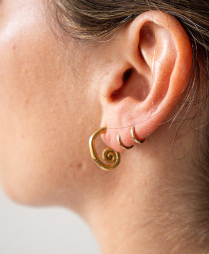 Pendientes Vuelta Dorados