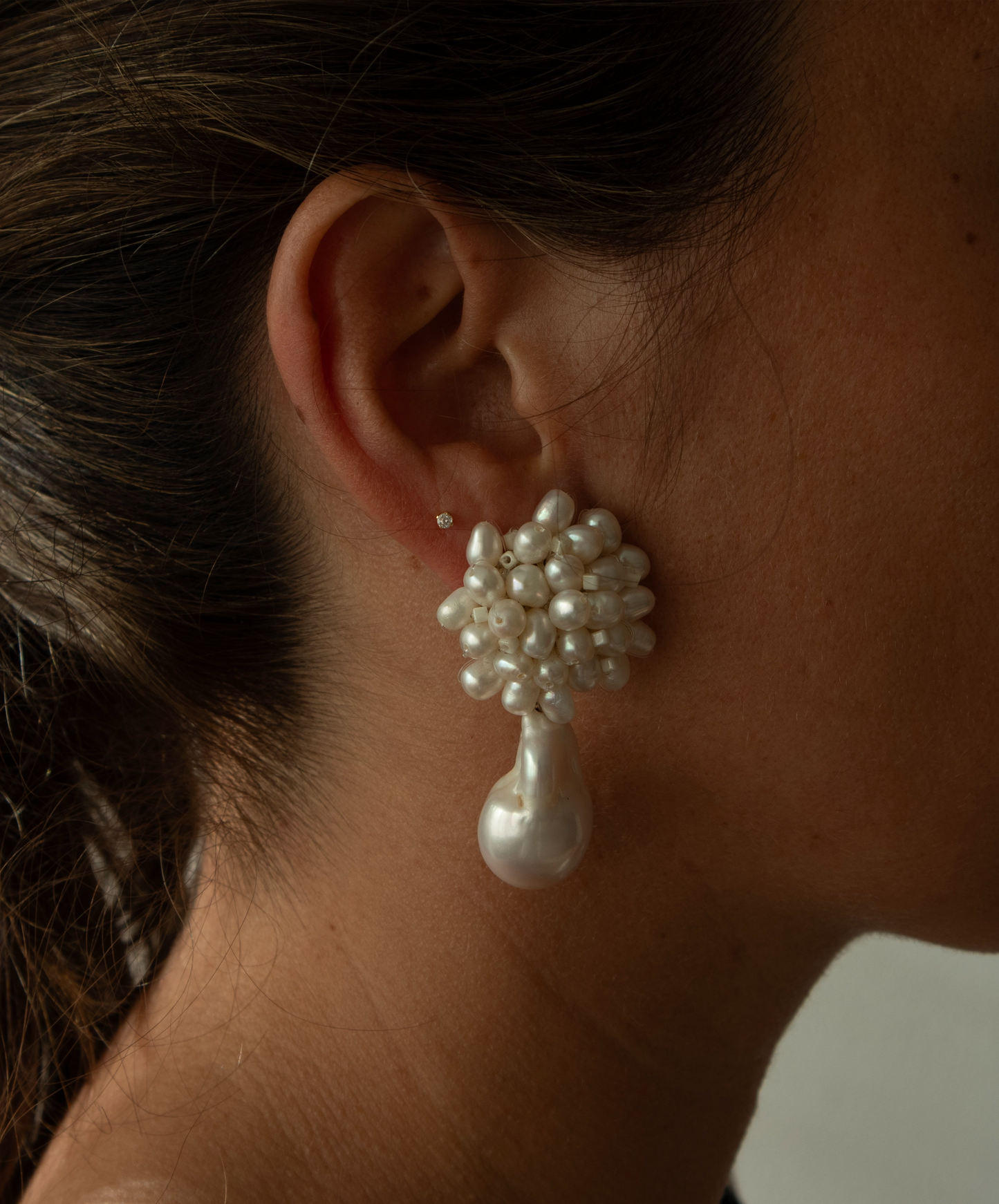 Pendientes Curio White