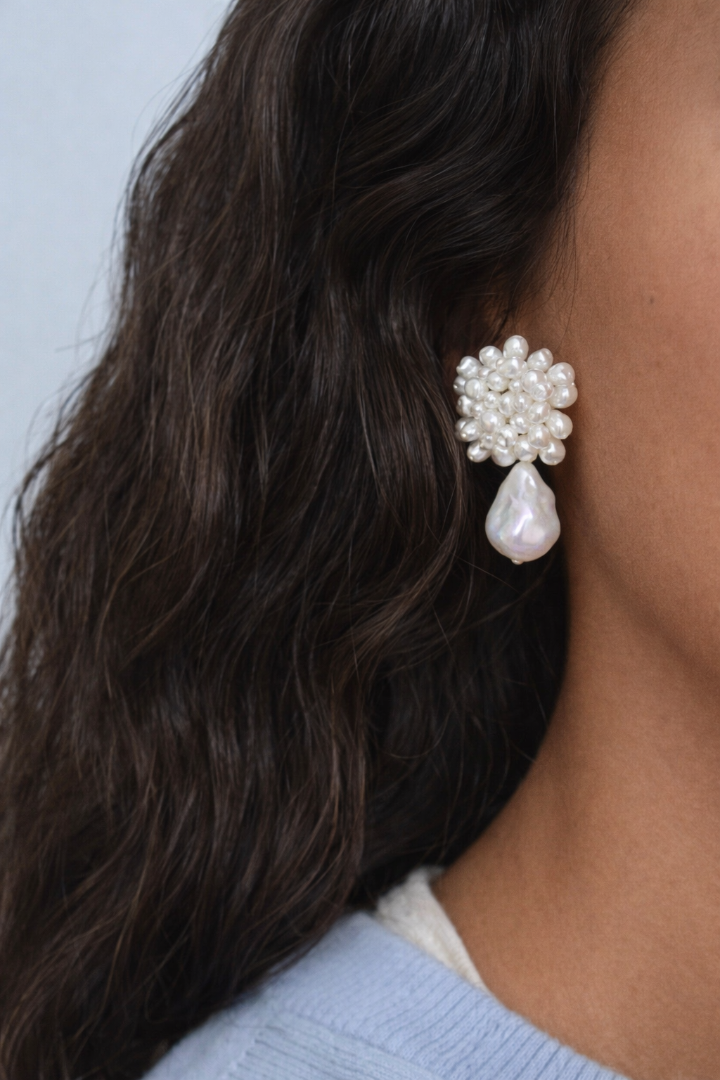 Pendientes Curio White